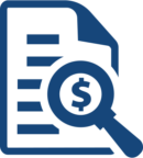 financial transparency-blue