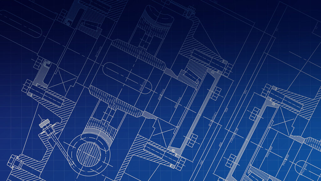 illustration: design of a blueprint