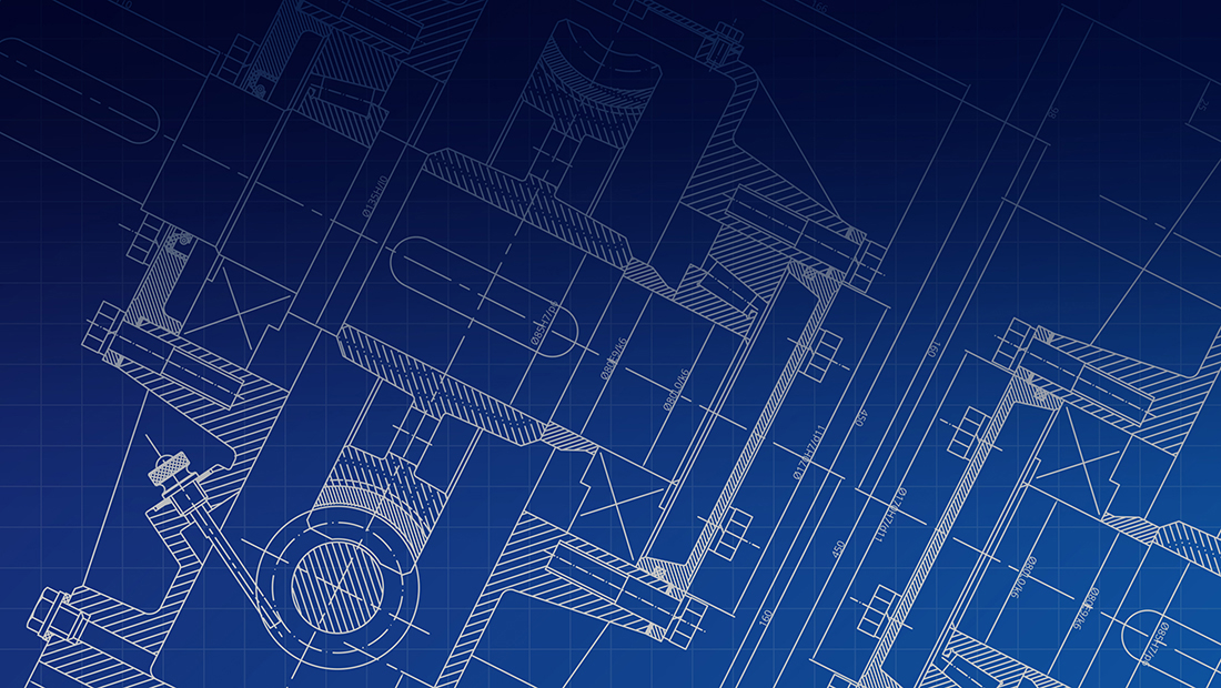 illustration: design of a blueprint